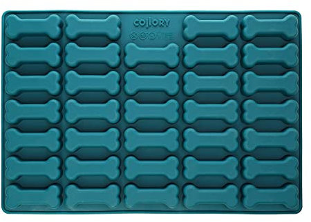 Collory große Knochen (7cm) Silikon Backform, Knochenbackform für Hundekekse und Hundeleckerlies, Pralinenform, Antihaftend und Lebensmittelecht (BPA-Frei)