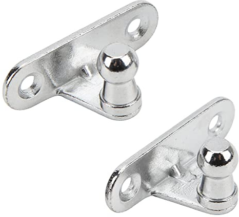 Staffa ammortizzatore a gas, BOROCO 2 pezzi Staffa di montaggio ammortizzatore a gas 10 mm perno sferico in metallo universale multi misura per tronco motore