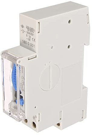 Interruptor de temporizador 1 pieza SUL180a 15 minutos a 24 horas programable temporizador mecánico interruptor de enchufe para luces y electrodomésticos AC 220V/230V 16A