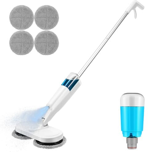 ifundom 1juego Eléctrica Inalámbrica Función De Limpieza Húmeda y Seca Fregona Recargable para Limpieza del para Pisos De Dormitorio y