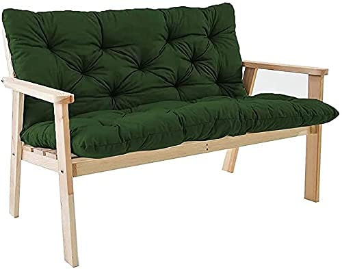Verdickte Rückenlehne, Bankkissen mit Rückenstützpolster für Gartenschaukel, 2- und 3-Sitzer, Hängemattenkissen, Outdoor-Sofa-Sitzkissen, Holzstuhl, Palettenkissen, Ersatz