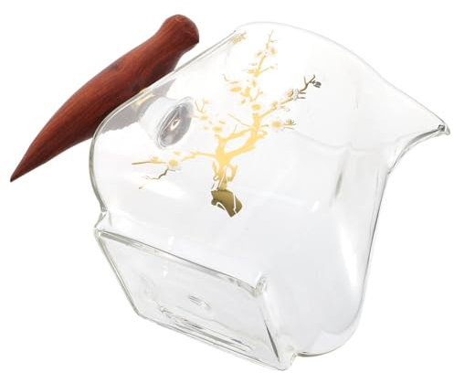 MAGICLULU Jarra De Leche Con Forma De Taza De Justicia Salsera De Vidrio Ideal Para Salsa Cuenco Para Soja Dispensador De Salsa