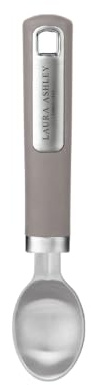 Laura Ashley Cucharada de Helado de Acero Inoxidable - Cuchara Para Helado Grande, Elegante, Duradera y Ergonómica con Mango Suave al Tacto - Perfecta Para Servir Helado, Gelato y Sorbete