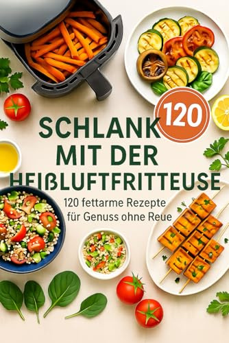 Schlank mit der Heißluftfritteuse: 120 fettarme Rezepte für Genuss ohne Reue