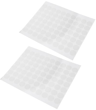Operitacx Acrylkleber Transparent Doppelseitig 2 Stück Wasserfest | Weiß, für Glas und Stoffe, zum Reparieren und Verbinden Ebener Harter Flächen, keine Spuren
