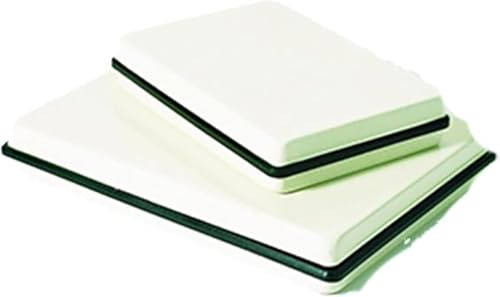 Mister Timbri Cuscinetto per Timbri Manuali 21x18 cm con Inchiostro a Lunga Durata e di Grandi Dimensioni per Ufficio, Scuola e Uso Domestico, Inchiostrazione Uniforme su Carta e Cartone