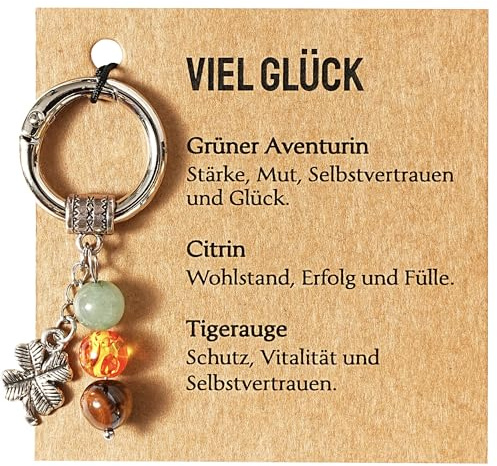 Rebundex Schlüsselanhänger Glücksbringer Geschenke für Frauen Weihnachten