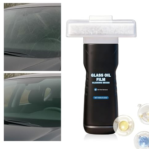 Dispositivo Per La Rimozione Della Pellicola D'olio Per Vetro - Detergente Rapido Per I Dettagli, Spazzola Per La Pulizia Della Pellicola D'olio Per Il Finestrino 'auto | Robusto Strumento Di Puli
