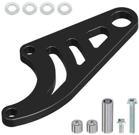 Vilgftyiet Kit Staffa Freno Idraulico per Coleman CT100U Mini per Bici, Costruzione in Acciaio, Compatibile con Sistema Freno DB30, Nero