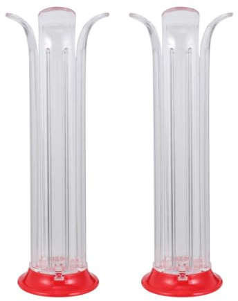 Healeved Set 2 Pezzi Tagliafrutta Manuale in Pp Trasparente, Affettatrice e Insalate, Utensile da Taglio Portatile per Cucina e Campeggio
