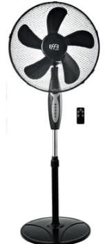 EFFE VENTILATORE NERO + TELECOMANDO, VOLT 230, WATT 55, CM 40, 3 VELOCITA', CON TIMER E FUNZIONE DI OSCILLAZIONE AUTOMATICA, INCLINAZIONE REGOLABILE