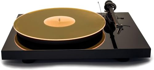 Hudson Hi-Fi Plattenspieler- Matte aus Acryl - YellowLit - LP Slipmat