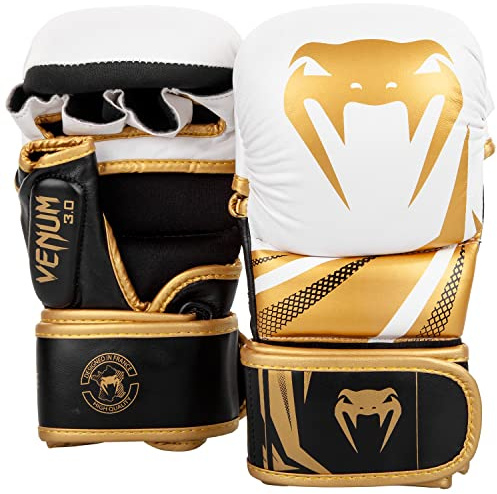 Venum Unisex Challenger 3,0 Mma sparring handskar, vit/svart guld, S EU
