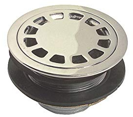 SIFONE PILETTA PILETTONE SIFOIDE SIFONATA SCARICO PIATTO DOCCIA IN OTTONE 1 1/4