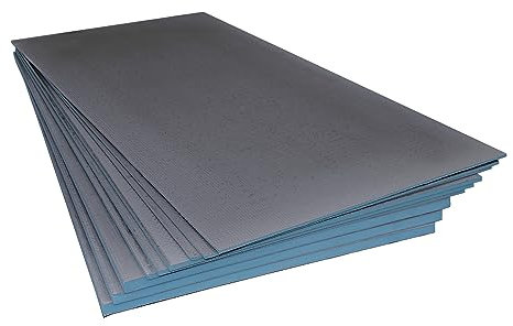 Tile Backer Board - Insulation Foam | XPS Foam | Cement Board | Underfloor Heating Insulation Board | Laminate Floor Underlay (10, 1200 x 580 x 6mm)