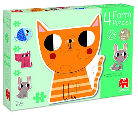 Goula - 4 Progressive Puzzles (2, 3, 4, 5 Teile), 53174, Mehrfarbig