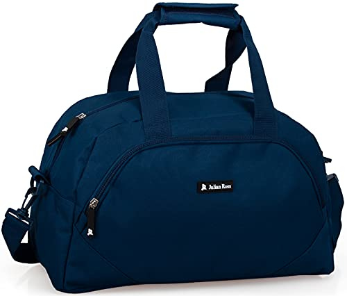 Julian Ross Bolsa de Viaje Cabina 45x25x24 cm – Equipaje de Mano Aprobado por Ryanair – Bolsa de Deporte Impermeable con Compartimento para Zapatos – Bolsa de Fin de Semana para Hombre y Mujer