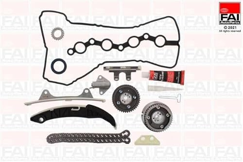 FAI AutoParts TCK334VVT Steuerkettensatz Steuerkette oben mit Zahnrädern mit Dichtungen Tube 70ml