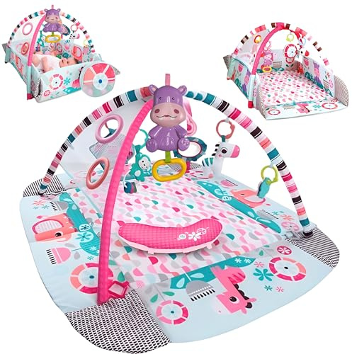 RLS 5-in-1 Multifunctional Baby Play mat Activity Gym Super Soft and Comfortable