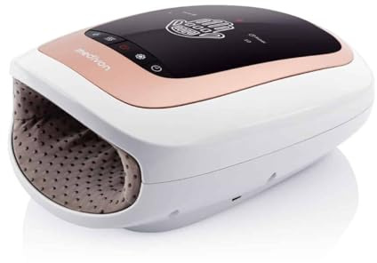 Medivon Hand LUX Elektrisches Handmassagegerät mit Wärmefunktion, massagegerät, Therapeutische Massager, 3 Massage-Modi, Handmassagegeräte, Pneumatische Massagegeräte