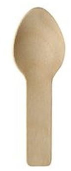 1000 Fingerfood - Löffel, Holz pure 7,6 cm