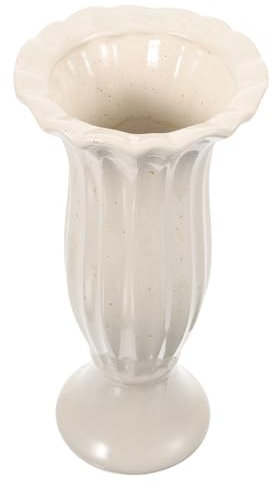 Milisten Jarrón Cerámico Conmemorativo para Tumbas Diseño Clásico Romántico Macetero Urna para Flores Cementerio y Decoración Memorial para Jardín y Eventos