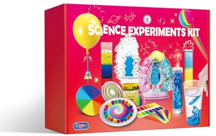 UNGLINGA 40+ Experimentos para Niños y Niñas, Caja de Construcción Química, Laboratorio Creativo, Ideas de Regalo, Juguetes