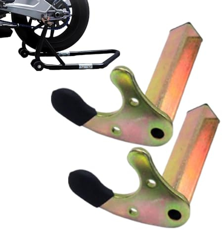 Motorcycle Rear Stand | Heavy Duty Rear Stand Adapters | Strong Motorcycle Paddock Stand Hooks, Swingarm Spool Lift Stand for Rear Wheel Repair
