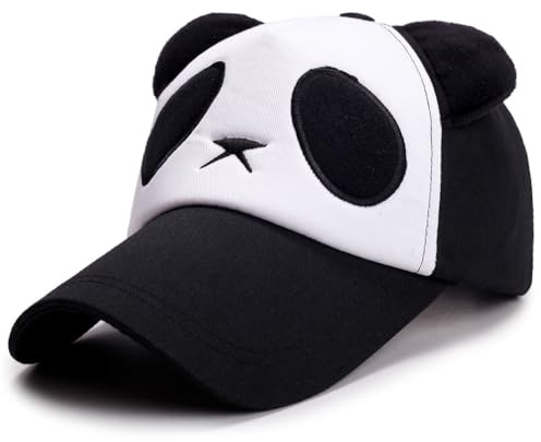 Casquette de Baseball Enfants Casquette de Panda Mignon Chapeau de Sport Unisexe Casquette Cap Visière Chapeau de Soleil Casquette Vintage pour l'Extérieur Voyage Alpinisme