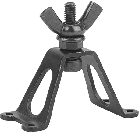 Nurnesy Soporte de Rueda de Repuesto Trasera Soporte de Rueda de Repuesto para Remolque Aleación de Aluminio Coche de Automóvil Material de Aleación de Aluminio Negro Vehículo para