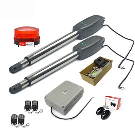 Motore per cancello scorrevole, 400KG Automatico Dual Arms Elettrico Porta Battente Apri del Cancello Operatore Motore Attuatore Più Vicino Battente Apri del Cancello for La Sicurezza Domestica/Fattor