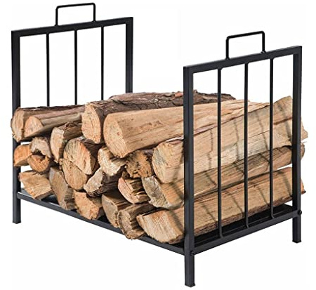 stockage de bûches en extérieur, Support de support de bois de chauffage de magasin de bûches support de bois de chauffage robuste for cheminée intérieure outils de cheminée de stockage de Pile de boi