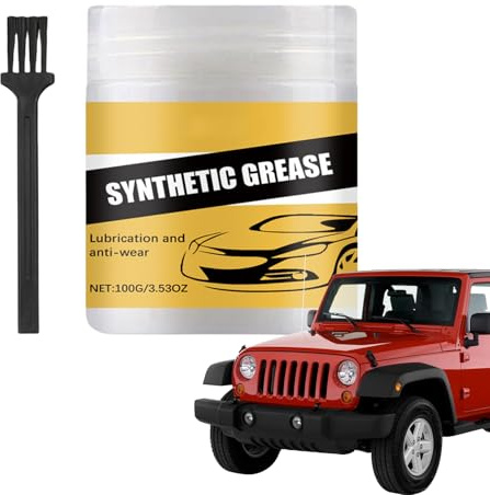Grasso Sintetico per Autoveicoli | Grasso Sintetico Per Veicoli - Auto 100g Resistente per Manutenzione Freni Porte Garage Catene Rimorchi