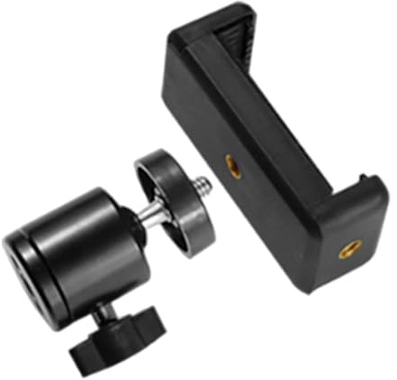 Supporto da tavolo regolabile per fotocamera treppiede con braccio flessibile e testa da 1/4 di pollice per fotografia in streaming live supporto regolabile