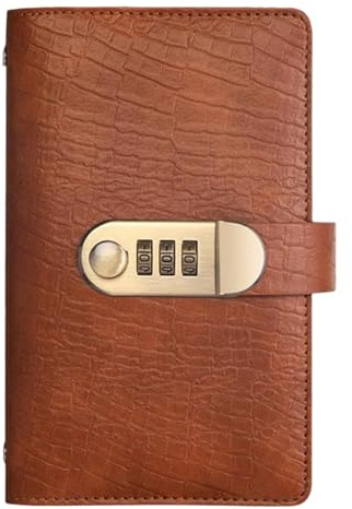 Sparbuch Mit Schloss – Retro Design Geld Organizer, Buch Zum Geldsparen | Haushaltsbuch Budget Tracker Männer Frauen Studenten Anfänger Geschäftsreisen Wohnung Ausgaben Kontrolle Finanzen Planer Notiz
