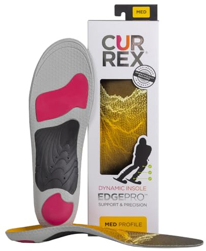currex La plantilla EdgePro nueva dimensión de tallado. Plantilla de rendimiento dinámico para el esquí, el esquí de fondo o el snowboard.