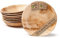 GREENBOX Palmware - Set di 25 ciotole monouso, rotonde da 80 ml, Ø 10 cm, compostabili e biodegradabili, foglie di palma, stoviglie usa e getta per finger food dips buffet