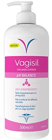Vagisil Ph Balance Soin Lavant Intime Pour L'Hygiène Féminine Quotidienne, Avec prébiotiques, Aide À Renforcer Les Défenses Naturelles, Hypoallergénique, 500 ml