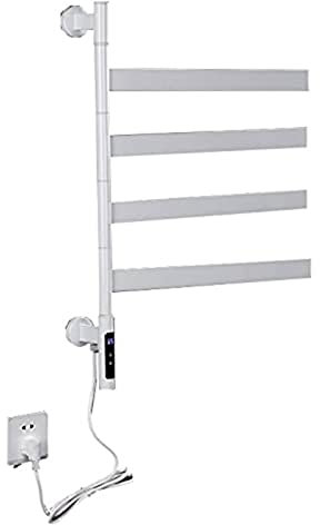 AdwOa Scaldasalviette Elettrico, scaldasalviette, radiatore da Bagno, scaldasalviette riscaldato a Pannello, scaldasalviette per Riscaldamento centralizzato, scaldasalviette Dritto Cromato Decoration
