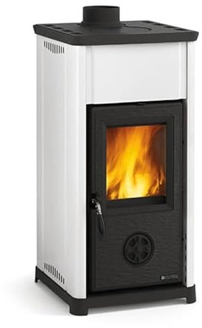 Kaminofen Tea Weiss 6,6 kW La Nordica Holzofen Ofen Heizen