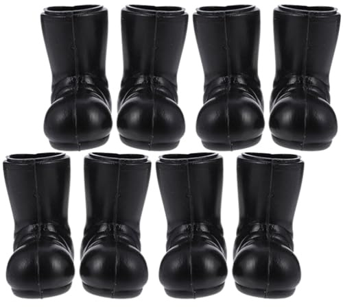 BESTOYARD Mini Santa Boots 12 Pairs Mini Santa Claus Shoes Model Gnome Shoes Toys Stocking Stuffers Party Favors Dollhouse Decorations