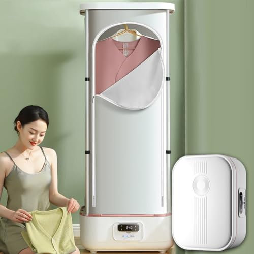 MLYYYDSS Ferro da Stiro a Vapore Verticale Automatico Senza Fili, con Telecomando/Scatola per aromaterapia incorporata, vaporizzatore per Indumenti Appeso Pieghevole