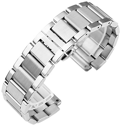 KLVN Für Hublot Yubo Classic Fusion Big Bang Feinstahluhr mit männlichem konvexem Armband 27-19 mm Zubehör