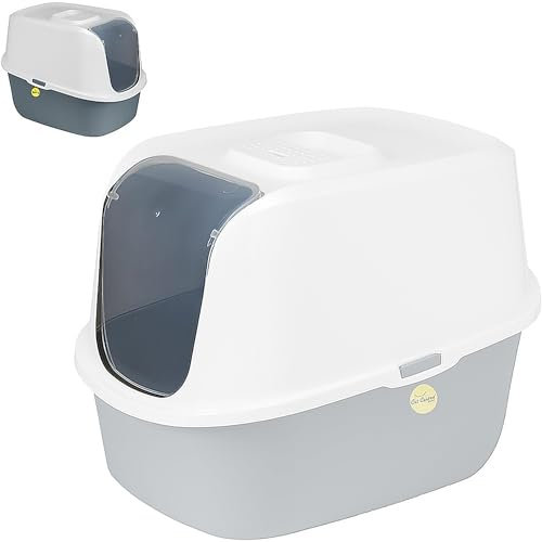 CAT CENTRE Flap Door Replacement for Hooded Litter Tray (Door for Dark Grey)
