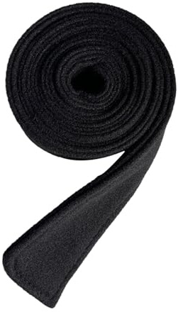 Oshhni Manteau en Laine pour Femmes, Ceinture de Taille, Confortable, à la Mode, Léger, Assez Long, Ceinture pour Veste, Manteau en Laine, Noir