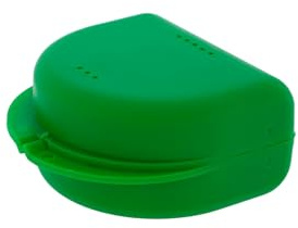 Dr. Bauer's Boîte pour Appareil Dentaire, boîte orthodontique, étui de Rangement hygiénique pour appareils dentaires et prothèses, avec Trous d’aération