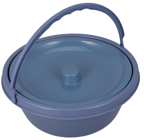 BEBEMOKO Orinatoio Per Anziani in Plastica Coperchio, Vaso Da Notte Portatile Riutilizzabile, Sputacchiera Comoda Per Uso Domestico e Viaggi, Adatto Per Adulti, Donne Incinte e Ragazzo Ragazza