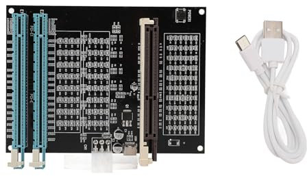 Probador de tarjetas de gráficos Light AGP PCI-e Propósito Positivo de video Tester de tarjeta de gráficos para reparación de computadoras