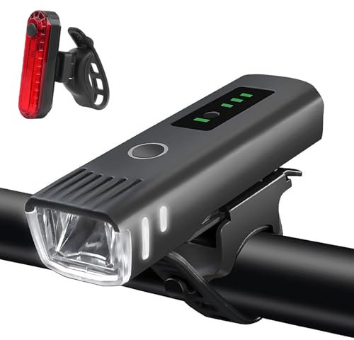 PUBIBD Juego de Luces para Bicicleta para Raleigh XXIX+G, Impermeable Luz Delantera y Trasera para Conducción Nocturna, Linterna de Bicicleta Iluminación