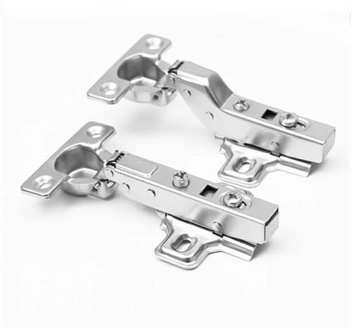 1 bisagra hidráulica pequeña con amortiguador autodescarga for muebles de gabinete, bisagras de copa de 26 mm, herrajes(Full overlay 1PC)